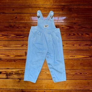 Vintage Kids Denim Overalls